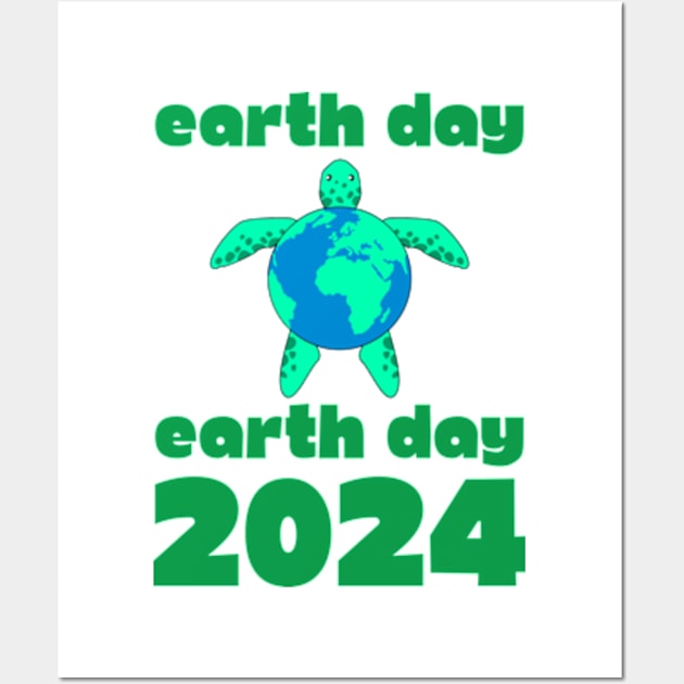 earth day gift 2024 april 22 Wall Art by graphicaesthetic ✅